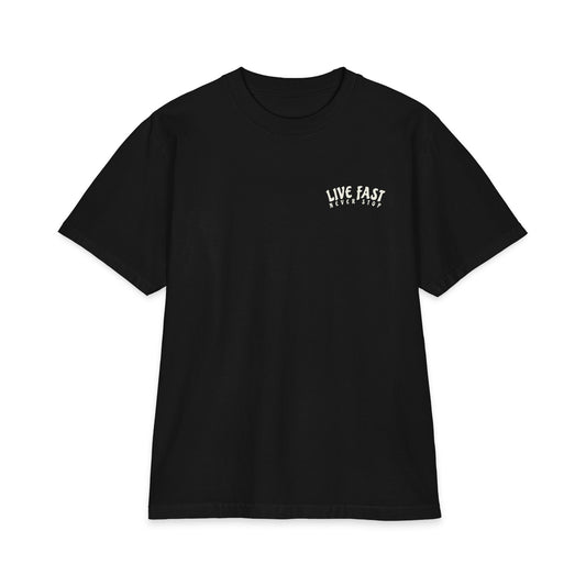 Live Fast Never Stop Eagle Wings T-Shirt