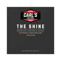 New Carl's Car Shine 'The Shine' Square Sticker — Indoor/Outdoor Vinyl