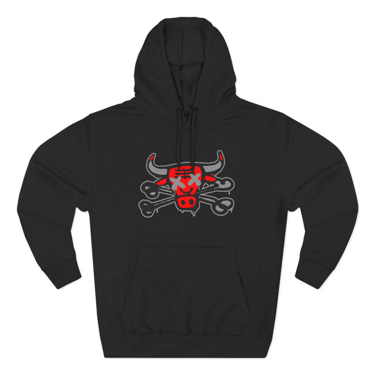EXQST X RK Bully Bones Fire Red 5s Hoodie