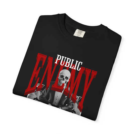 EXQST Public Enemy Graphic Classic Fit Fire Red 5s Tee