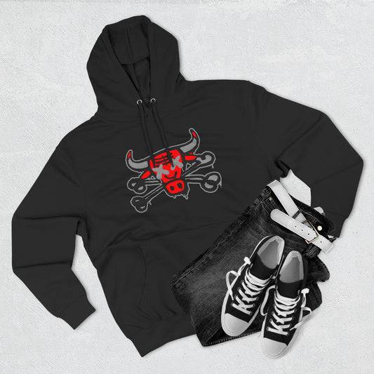 EXQST X RK Bully Bones Fire Red 5s Hoodie