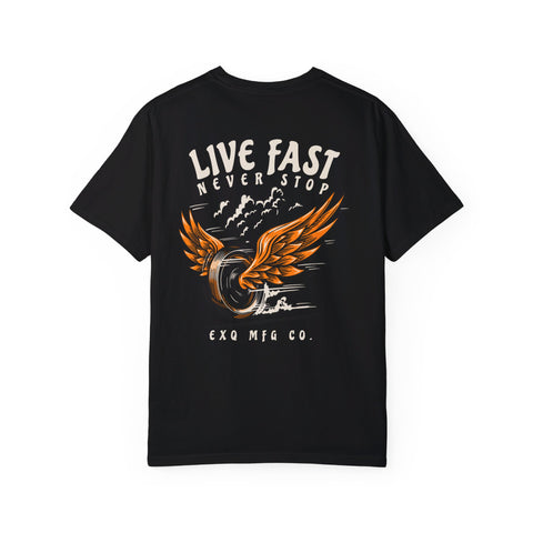 EXQST Live Fast Classic Fit T-shirt