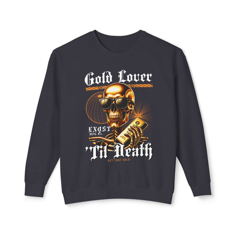 EXQST Gold Lover to Match Jordan Metallic 1s Crewneck Sweatshirt