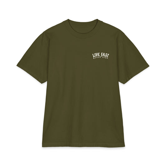 Live Fast Never Stop Eagle Wings T-Shirt