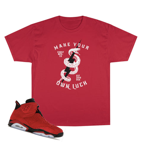 EXQST Make Your Own Luck Toro Bravo 6s Champion T-Shirt