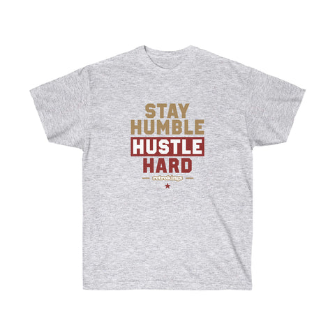 EXQST X Retro Kings Hustle Hard Cardinal 7s Classic Fit Tee