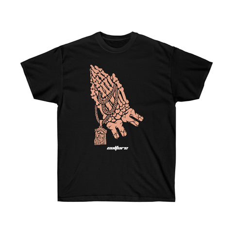 EXQST X Culture Praying Crimson Bliss 5s Classic Fit T-shirt