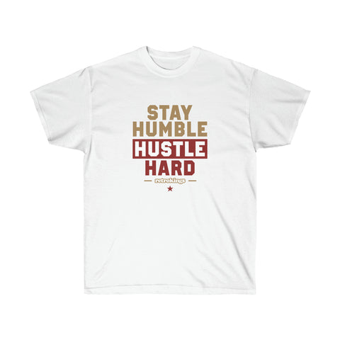 EXQST X Retro Kings Hustle Hard Cardinal 7s Classic Fit Tee