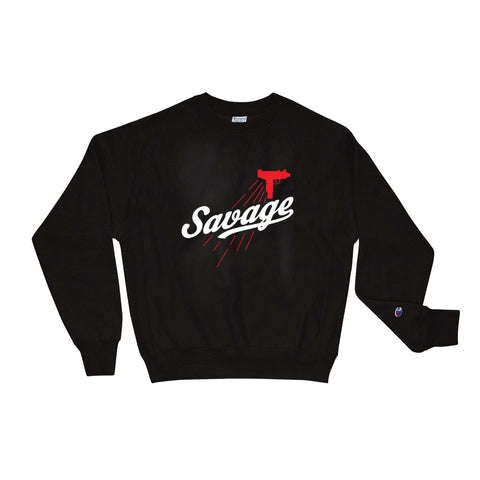 Savage X Champion Dodge 'em Crewneck Sweatshirt