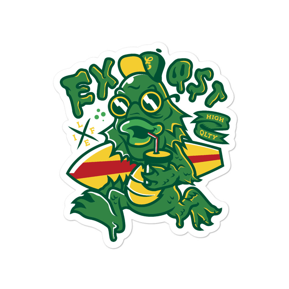 EXQST X Jacobo Vidal Green Monster Sticker