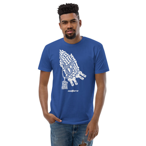 EXQST X Retro Kings Praying Hands Hyper Royal 14's T-Shirt