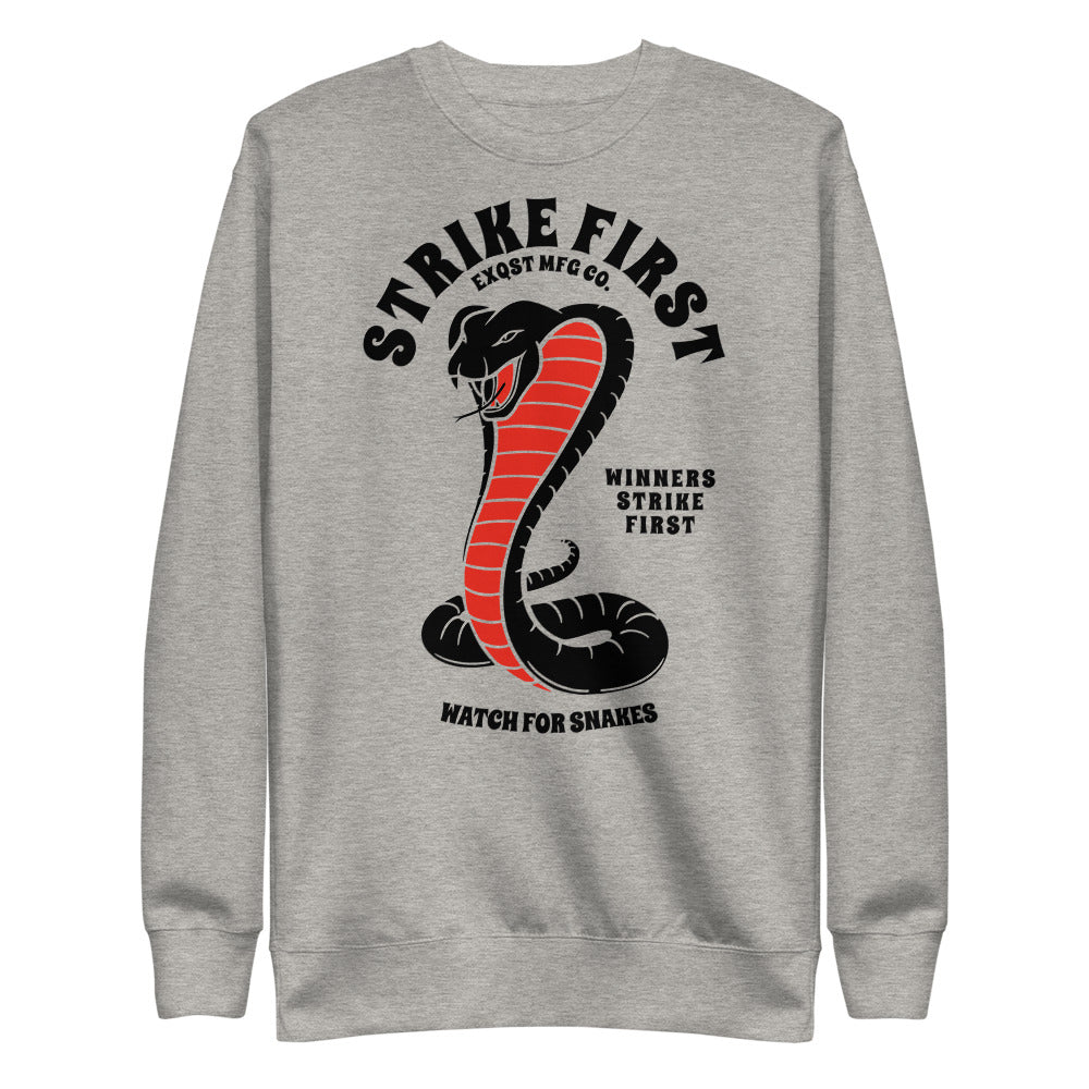 EXQST Strike First Carmine 6's Fleece Sweater